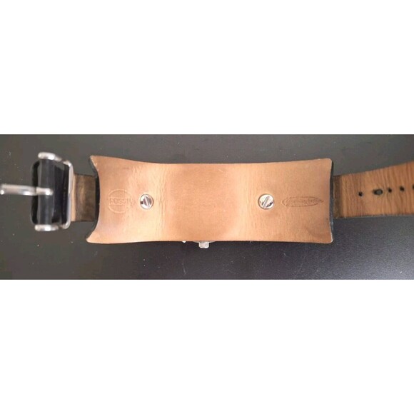 Y2K Mens Fossil Big Tic Watch Two Hands Analog Digital Seconds 2 New Batteries - Picture 4 of 6